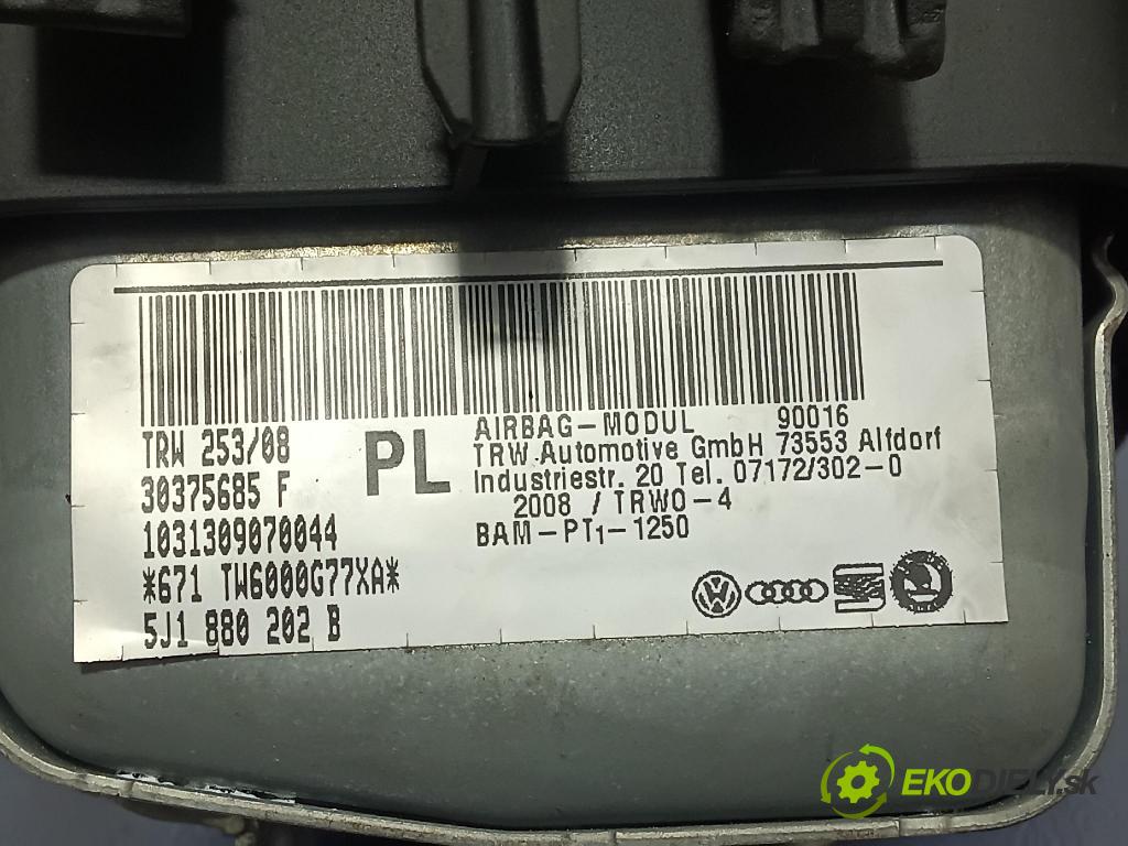 Skoda Praktik 2008 Airbag: Cestující: x 5J1880202B