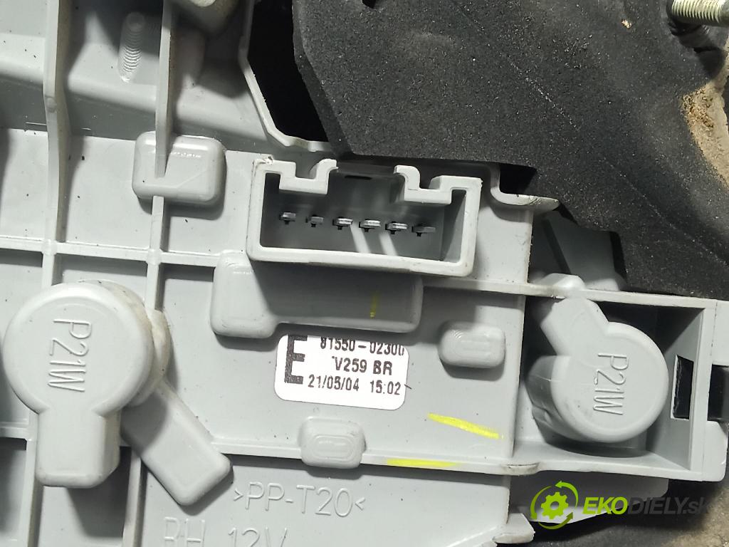 Toyota Corolla 2004 světlo Zad: Práva: Mimo: 81550-02300
