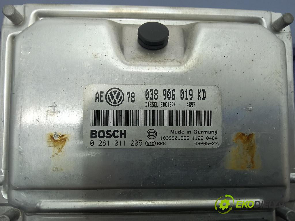 Volkswagen Passat 2003 řídící jednotka Motor: 038906019KD