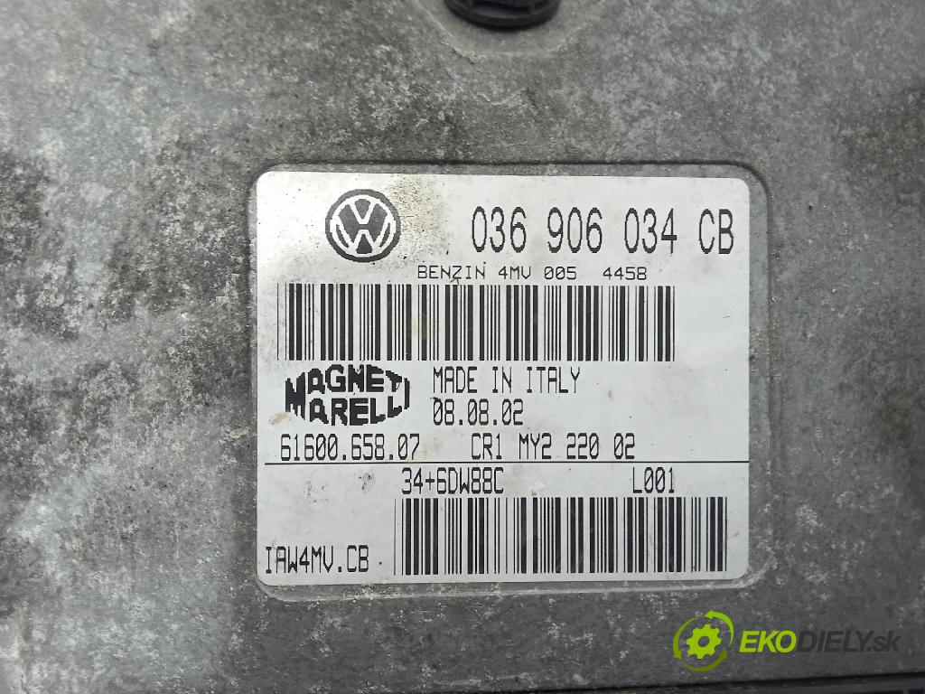 Skoda Fabia 2002 řídící jednotka Motor: 036906034CB