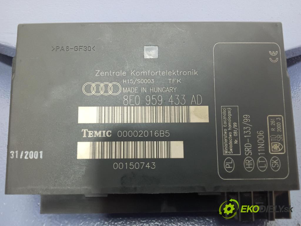 Audi A4 2001 řídící jednotka Komfortu 8E0959433AD