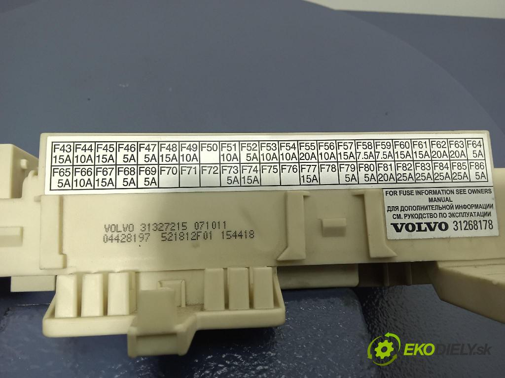 Volvo V50 2011 skříňka Pojistky 31327215