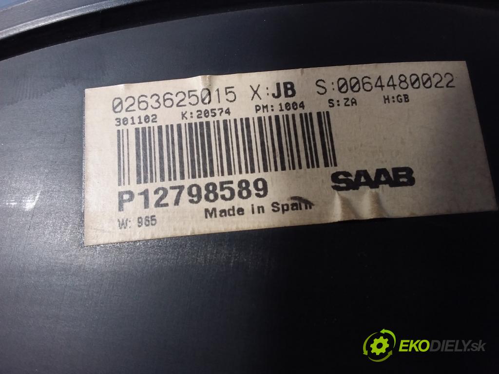 Saab 9-3 2003 prístrojovka/ budíky P12798589