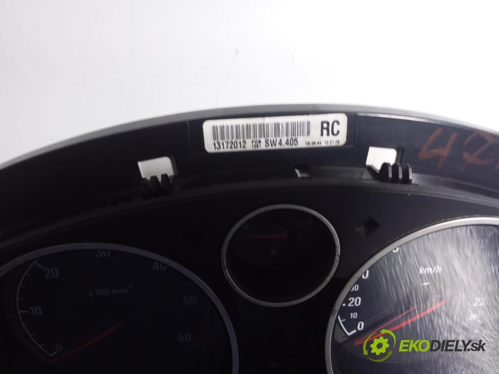 Opel Astra 2005 prístrojovka/ budíky 13172012