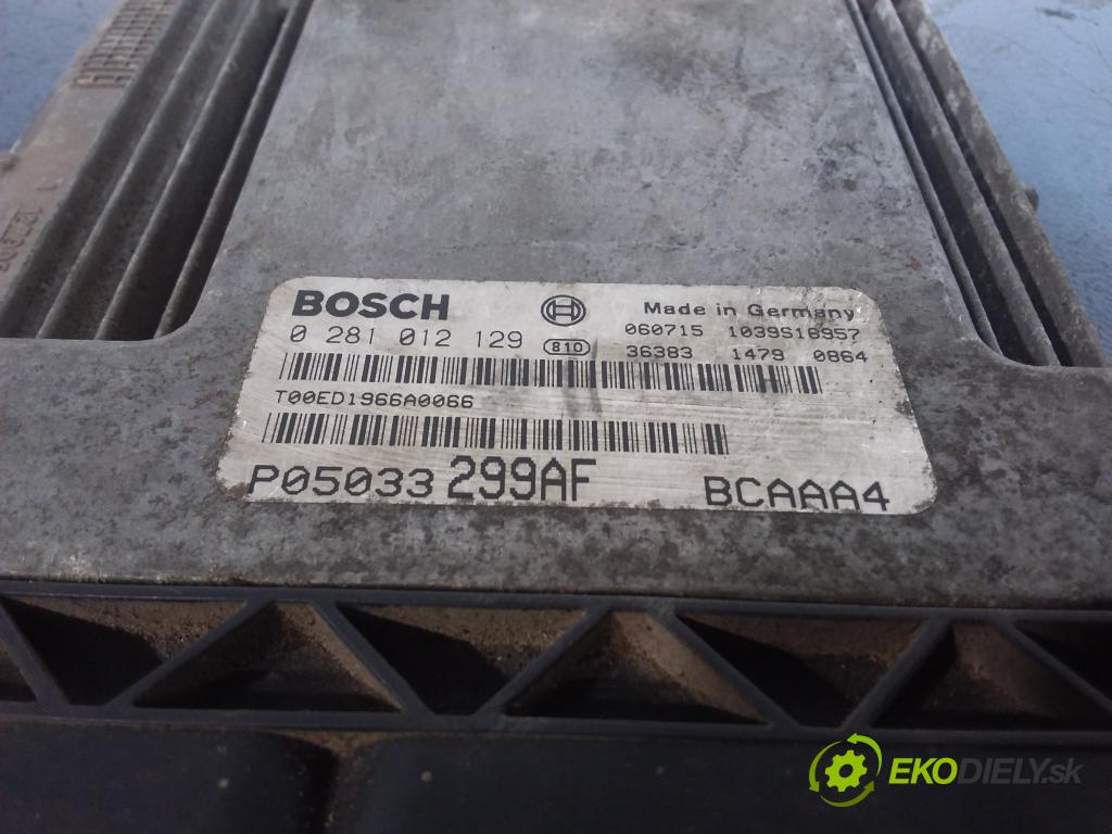 Dodge Caliber 2007 riadiaca jednotka Motor: 0281012129