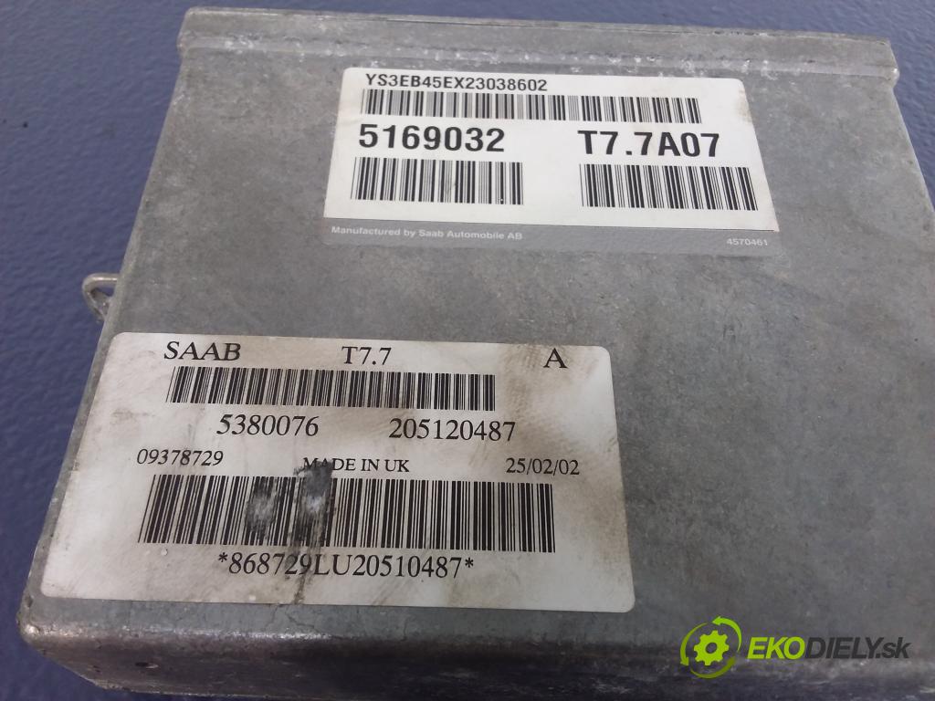Saab 9-5 2002 riadiaca jednotka Motor: 5380076