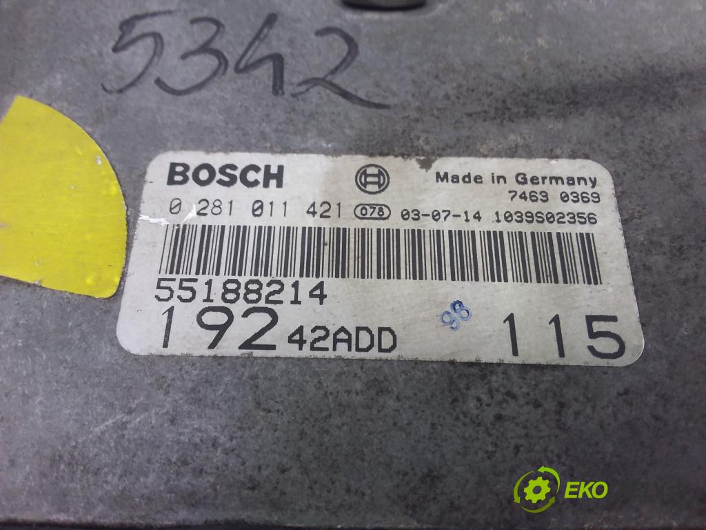 Fiat Stilo 2003 riadiaca jednotka Motor: 0281011421