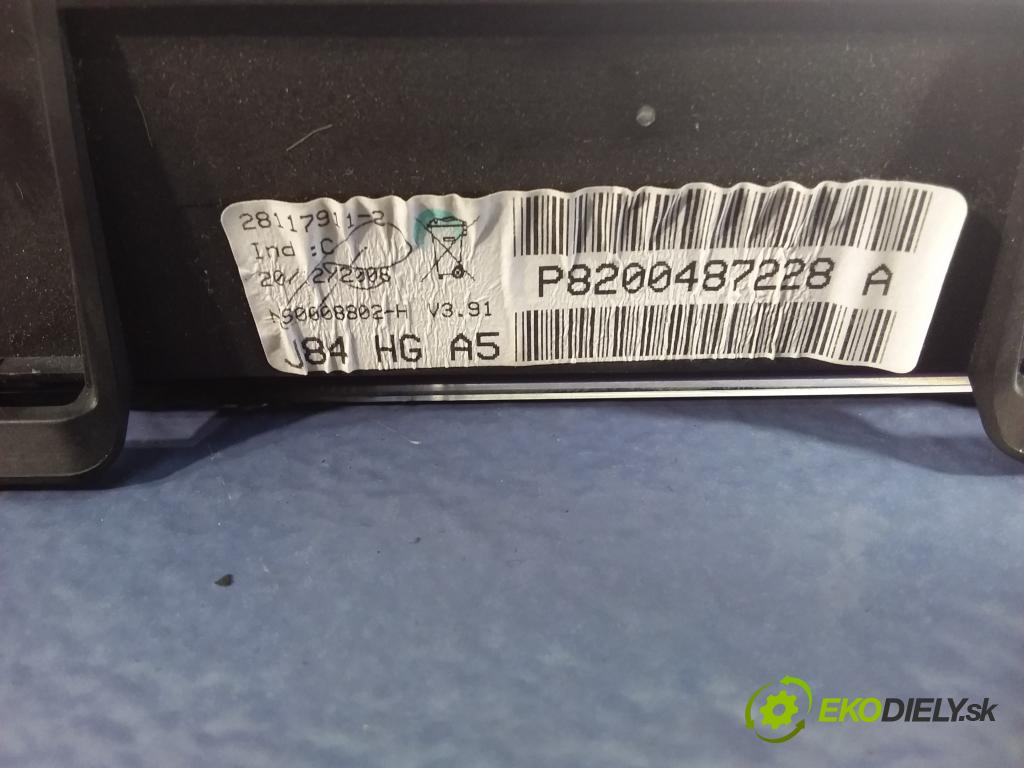 Renault Megane scenic 2007 prístrojovka/ budíky P8200487228A