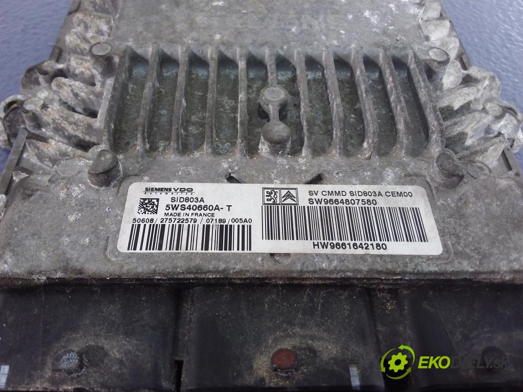 Peugeot 807 2007 riadiaca jednotka Motor: 9664807580