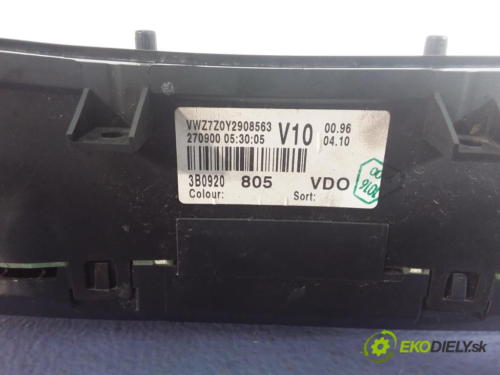 Vw Passat 2001 prístrojovka/ budíky 3B0920805