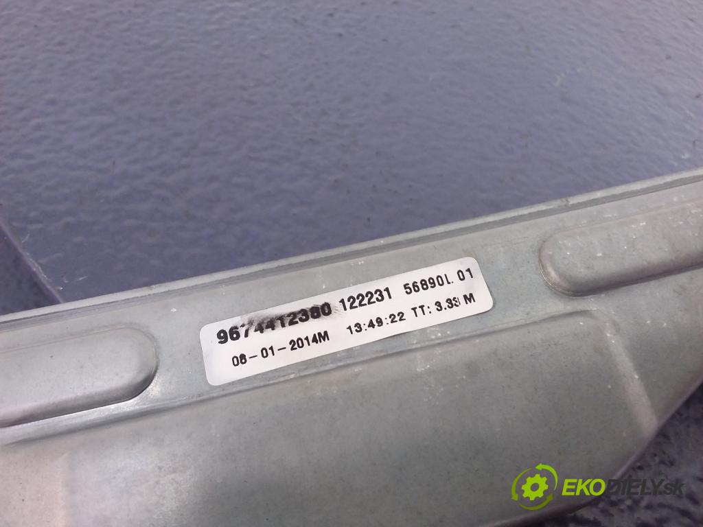 Citroen C-elysee 0 mechanismus stahování Sklenka: před v pravo: 9674412380