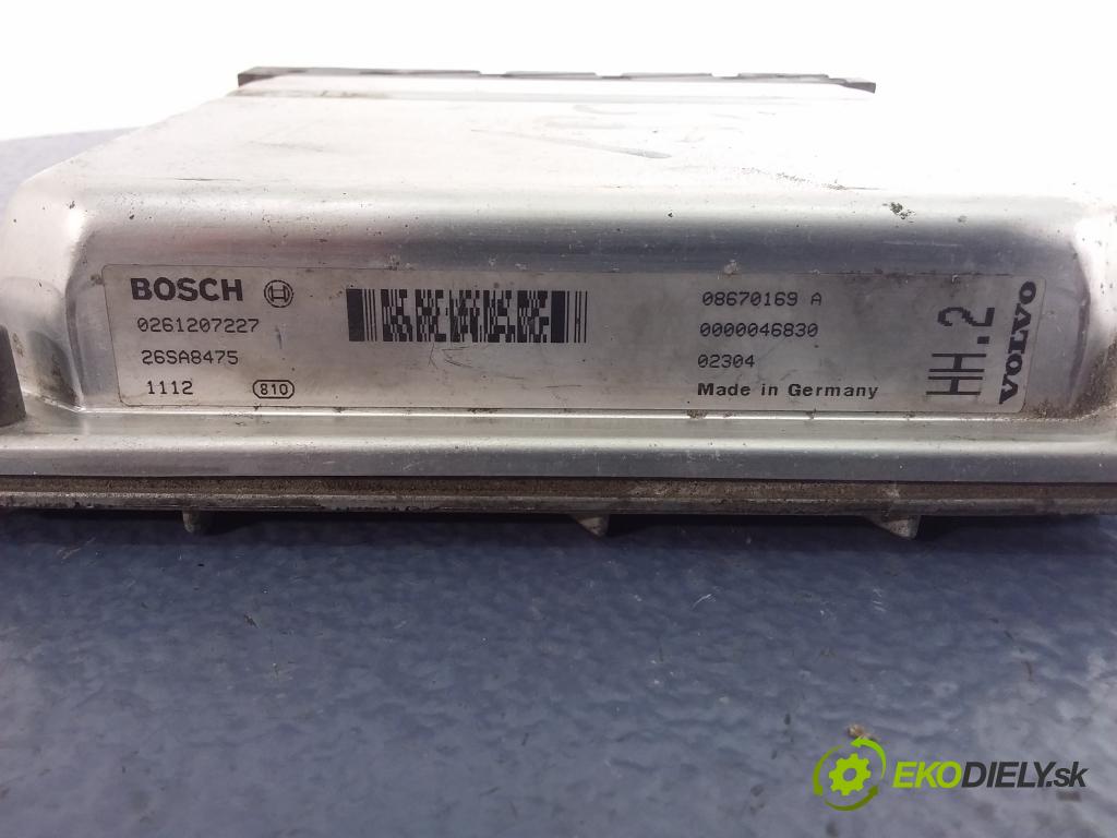 Volvo S80 2003 riadiaca jednotka Motor: 0261207227