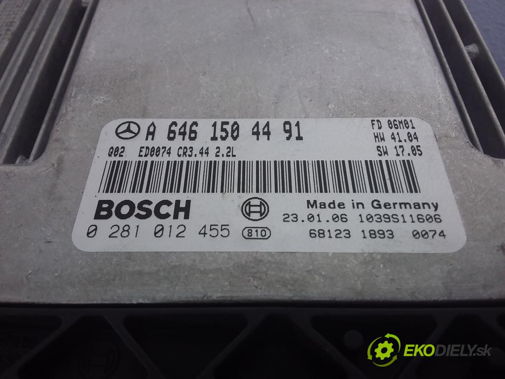 Mercedes E-klasa 2006 riadiaca jednotka Motor: A6461504491