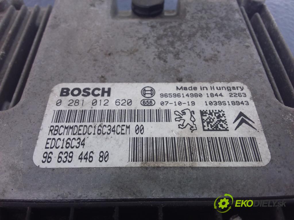 Citroen Berlingo 2007 riadiaca jednotka Motor: 9663944680