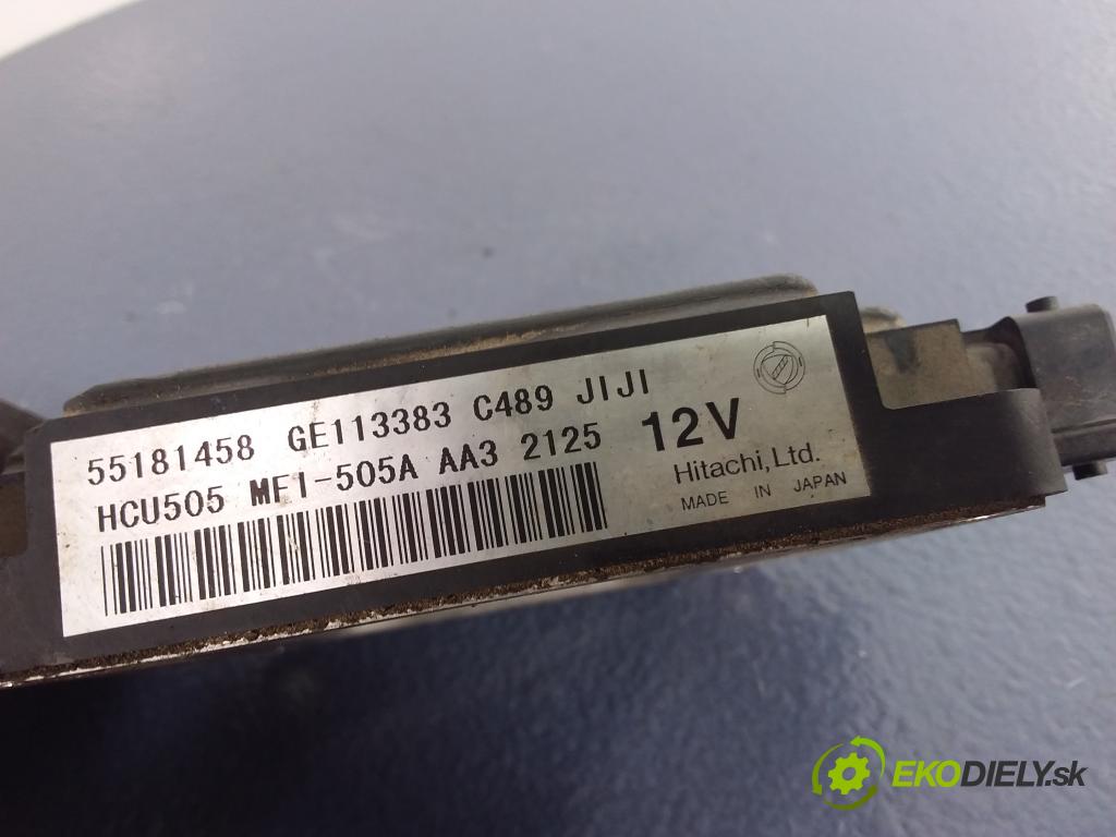 Fiat Stilo 2002 riadiaca jednotka Motor: 55181458 GE11338