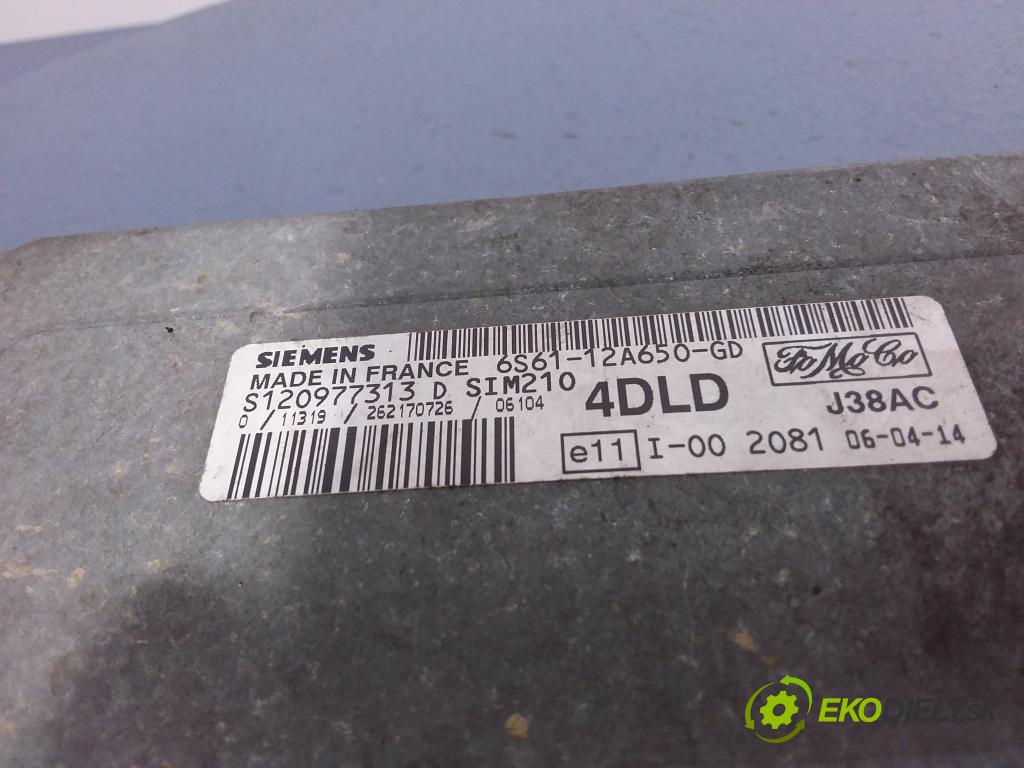 Ford Fiesta 2006 riadiaca jednotka Motor: 6S61-12A650-GD
