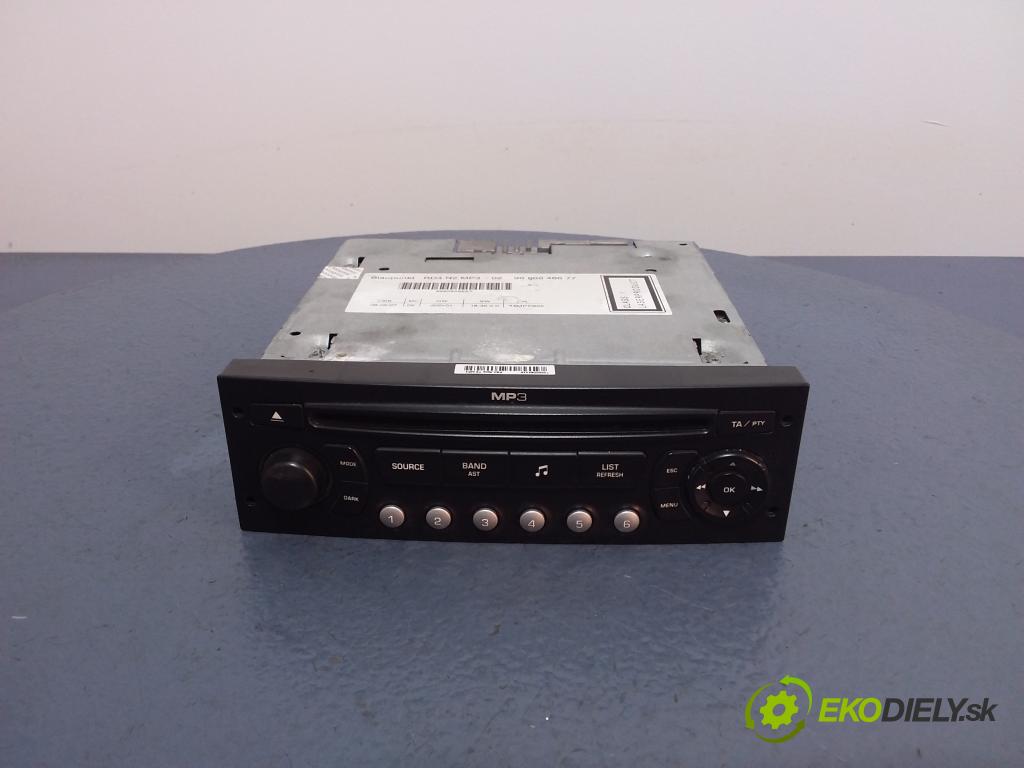 Peugeot 307 2007 Radio I Navigácia: 9660646677