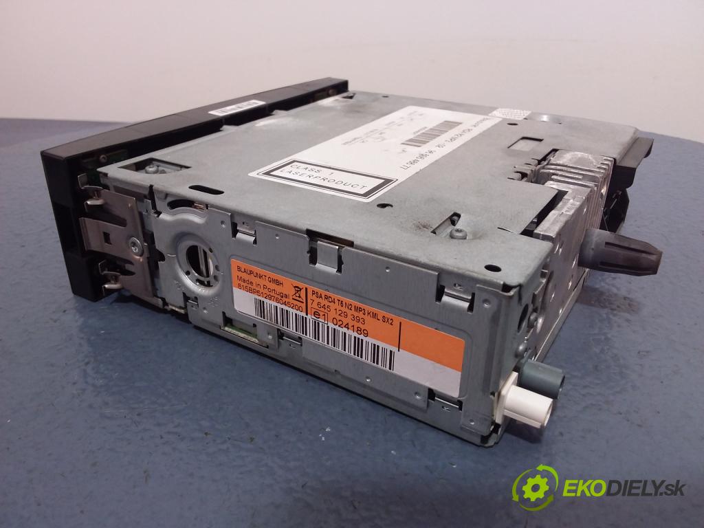 Peugeot 307 2007 Radio I Navigácia: 9660646677
