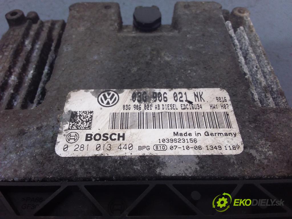 Vw Passat 2007 riadiaca jednotka Motor: 0281013440