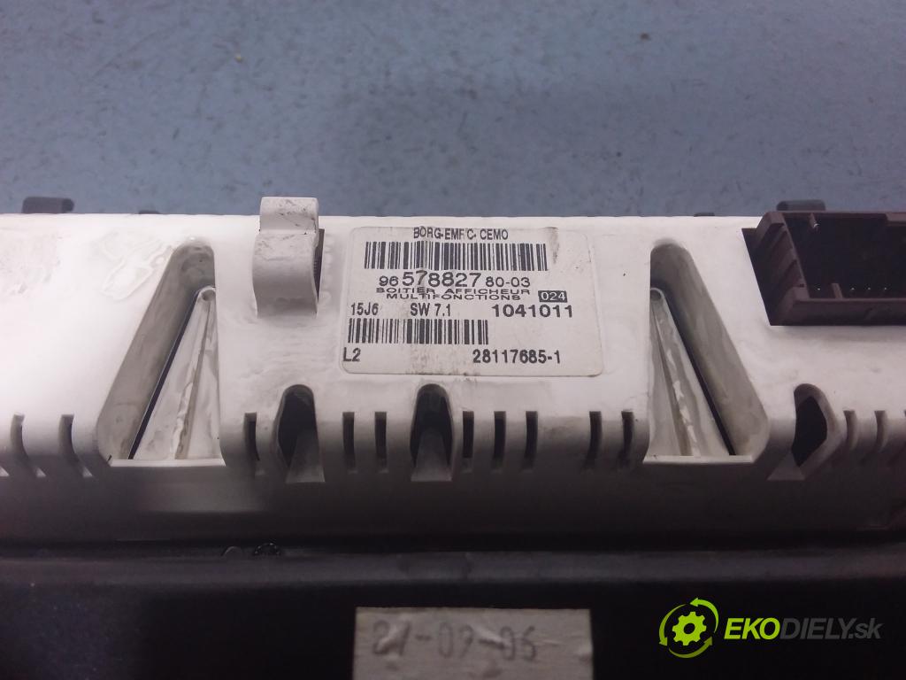 Peugeot 407 2006 Zobrazit: Rádio: / GPS 9657882780