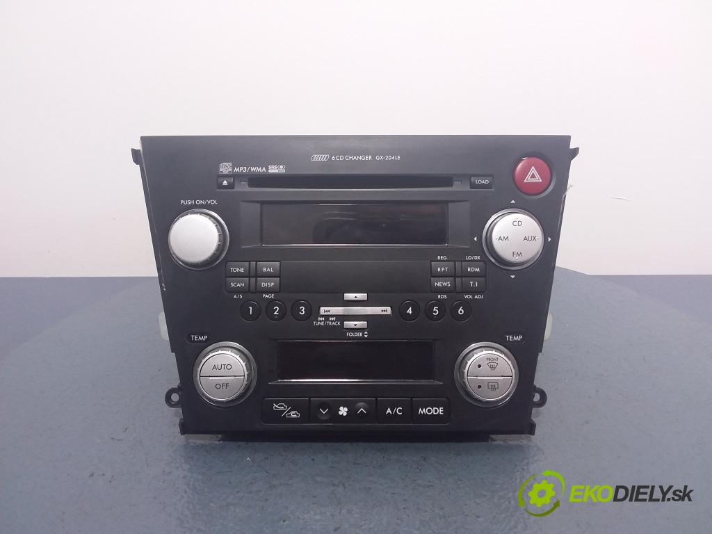 Subaru Legacy 2008 Radio I Navigácia: 86201AG460
