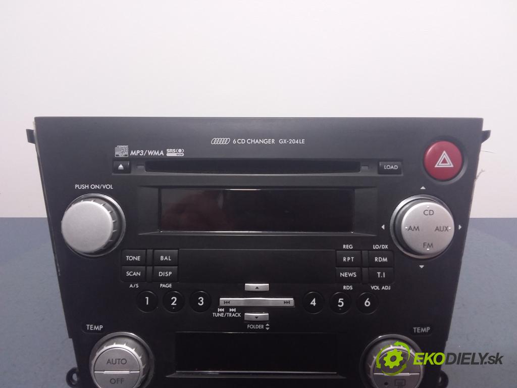 Subaru Legacy 2008 Radio I Navigácia: 86201AG460