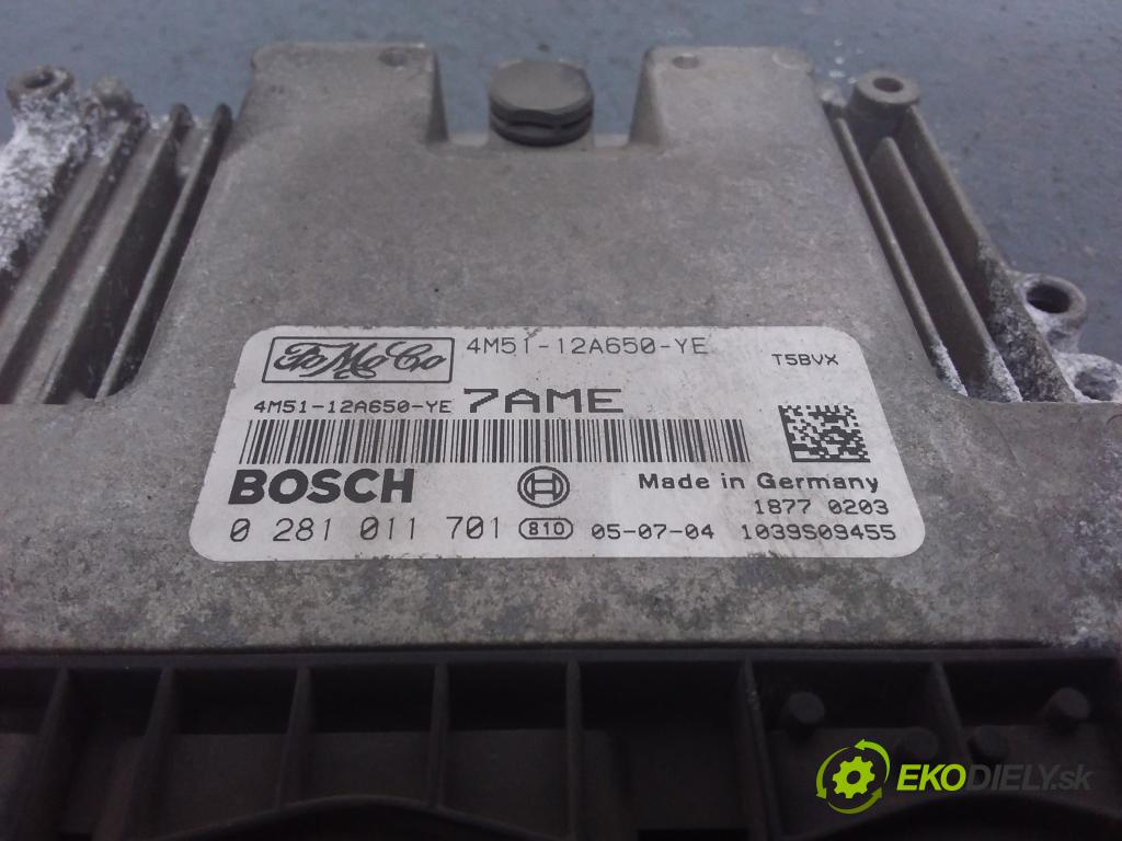 Ford Focus 2005 řídící jednotka Motor: 4M51-12A650-YE