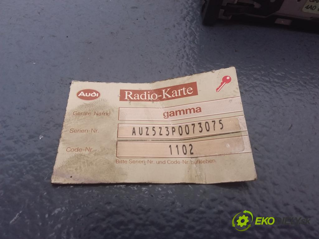 Audi 80 1988 Radio I Navigace: 4A0035186
