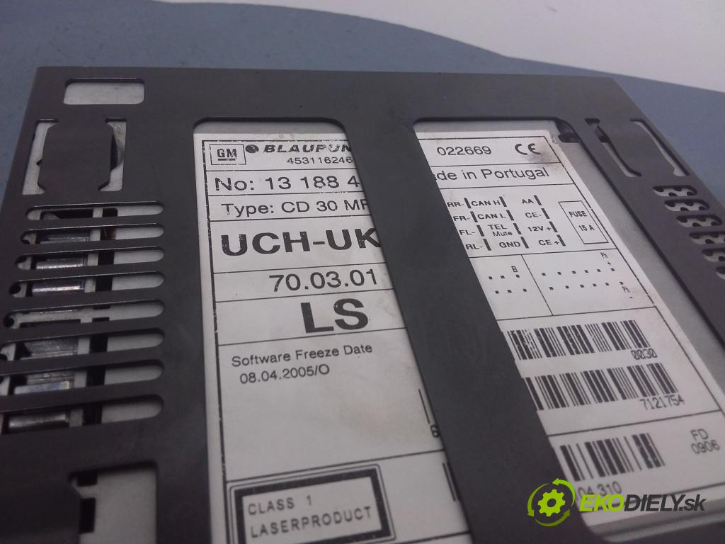 Opel Meriva 2006 Radio I Navigácia: 13188479