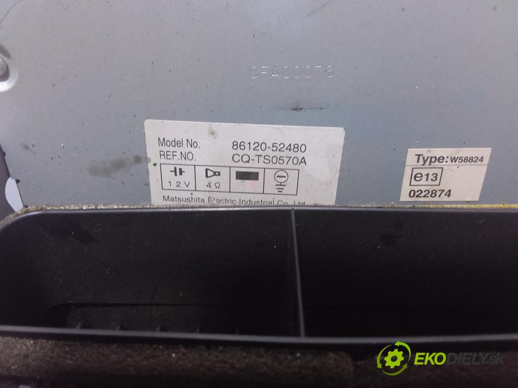 Toyota Yaris 2006 Radio I Navigácia: 86120-52480