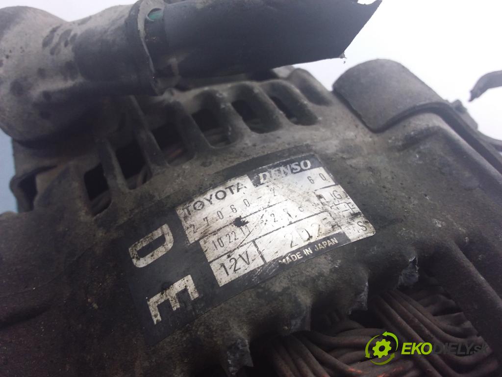 Toyota Corolla verso 2002 Alternator 27060