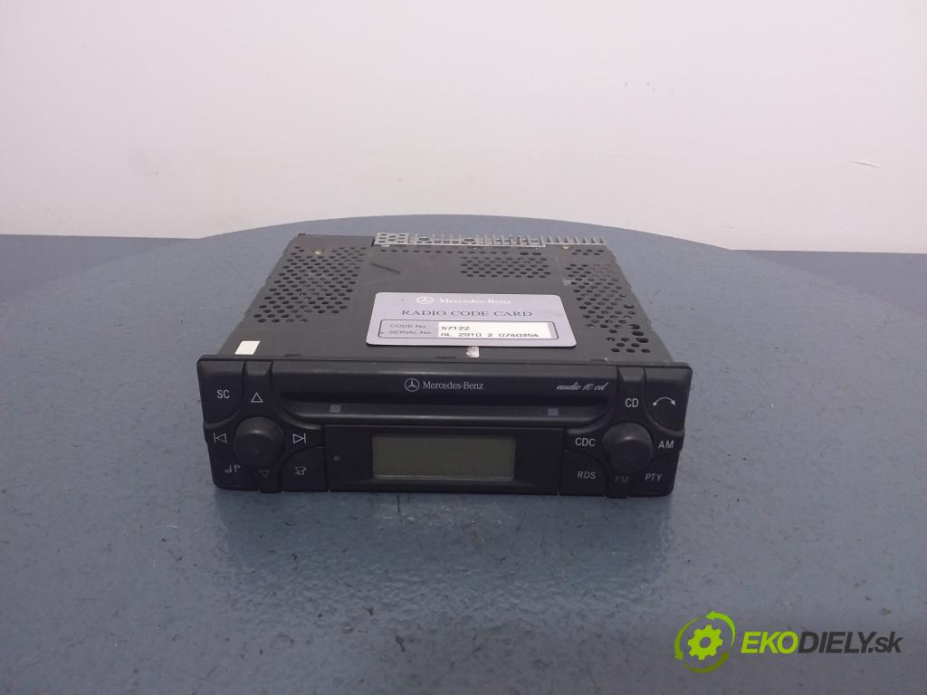 Mercedes-benz A 140 2002 Radio I Navigácia: A1708200386
