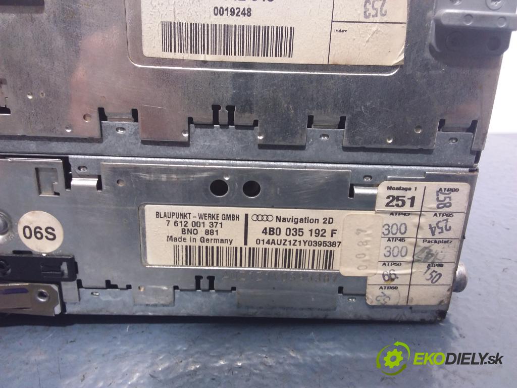 Audi A6 2000 Radio I Navigácia: 4B0035192F