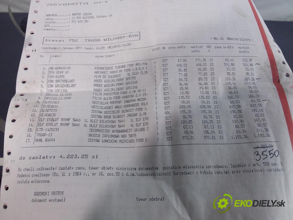 Volvo S40 2004 motor Benzín: B4184S11