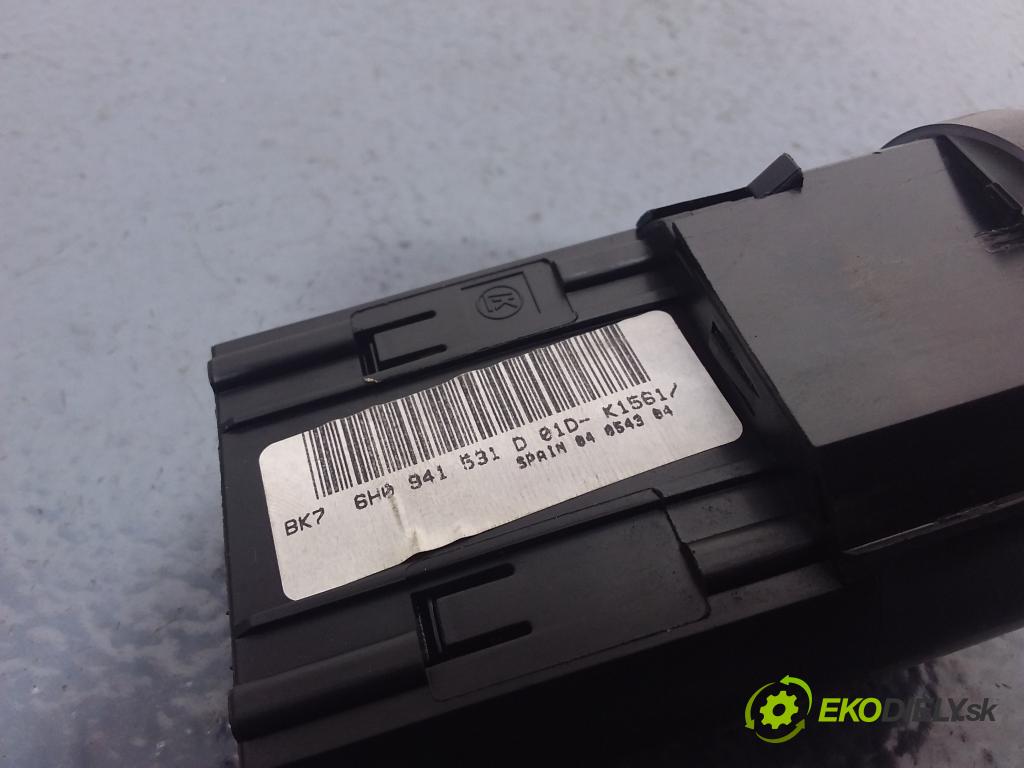 Seat Arosa 2001 Přepínač Světel: 6H0941531D