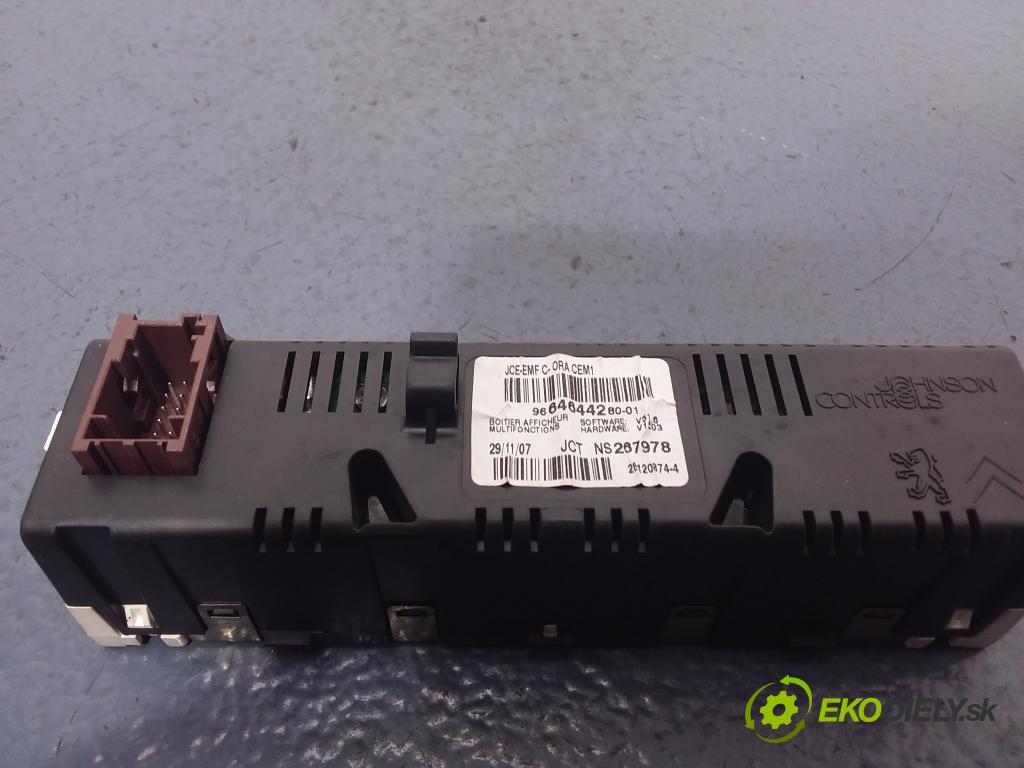 Peugeot 807 2006 displej Radio / GPS 9664644280