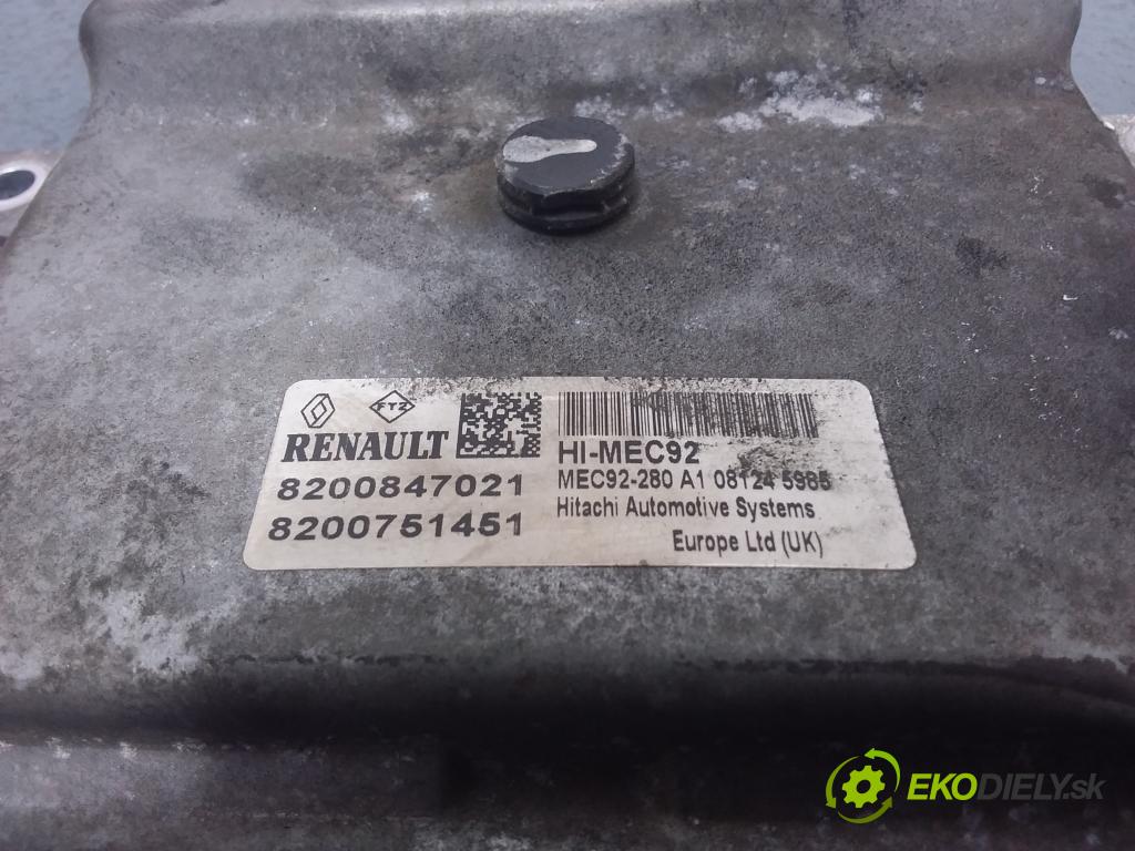 Renault Laguna 2008 řídící jednotka Motor: 8200847021