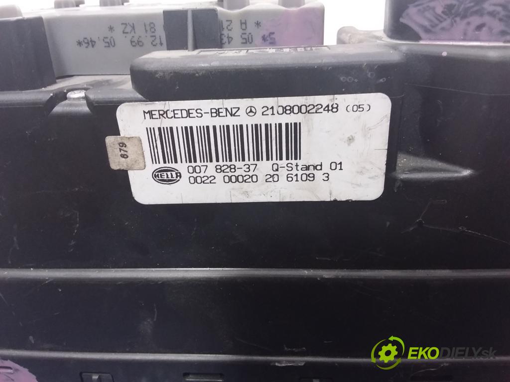 Mercedes-benz E 220 2000 pompa Centrálny: Zámok: 2108002248