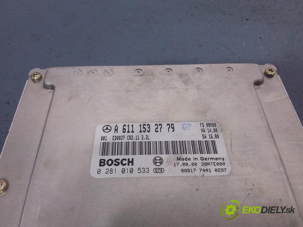 Mercedes-benz E 220 2000 riadiaca jednotka Motor: A6111532779