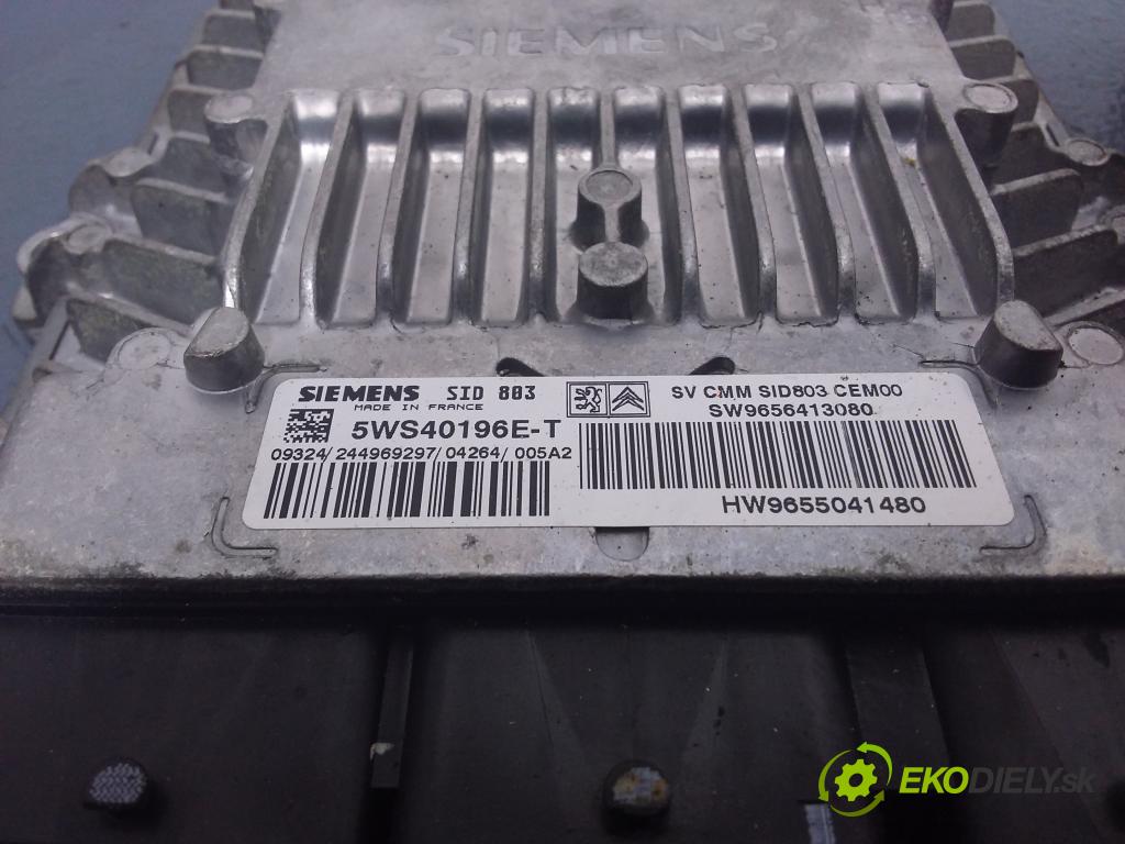 Peugeot 407 2004 riadiaca jednotka Motor: 9655041480