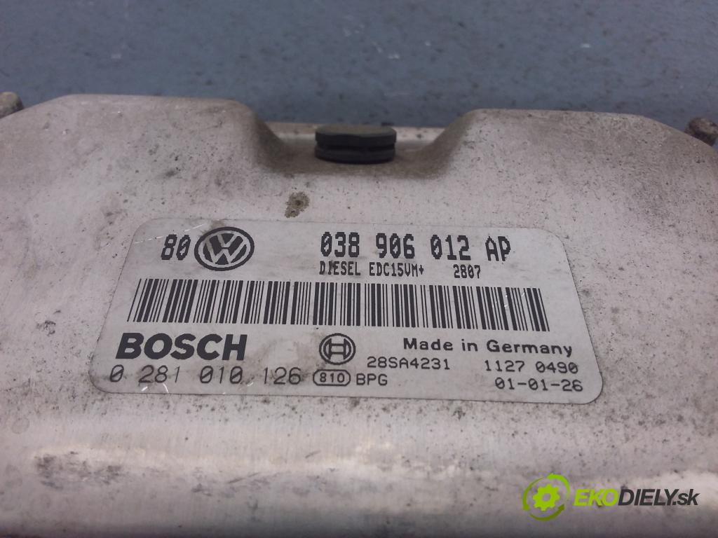 Volkswagen Bora 2001 riadiaca jednotka Motor: 038906012AP