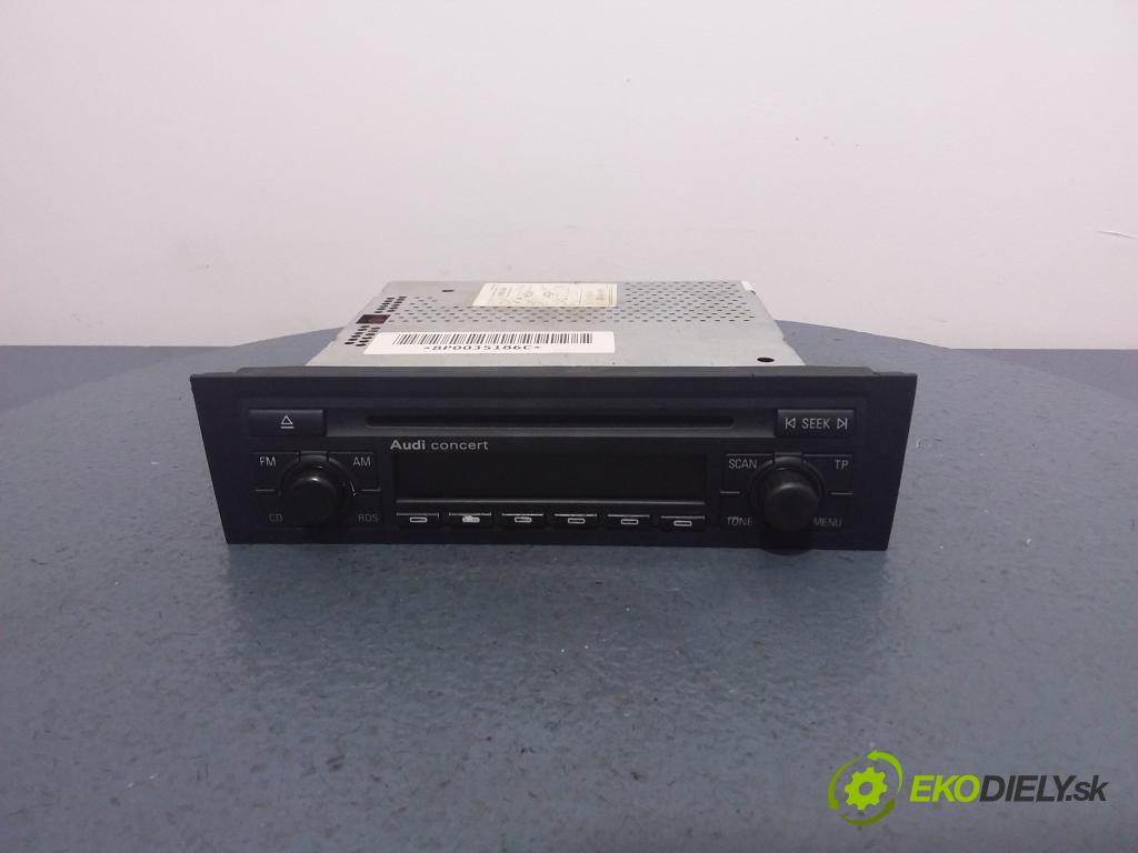 Audi A3 2004 Radio I Navigácia: 8P0035186C
