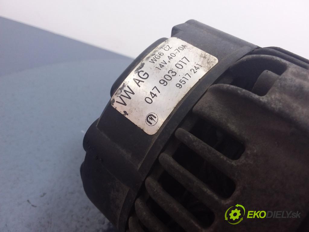 Skoda Fabia 2002 Alternator 047903017