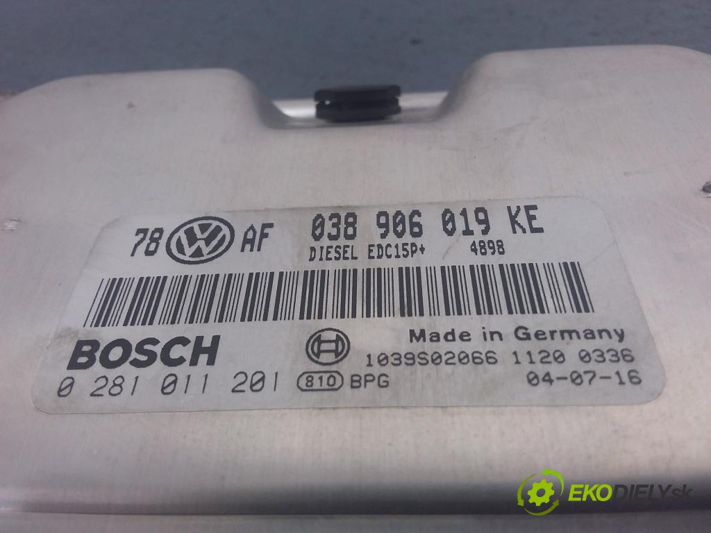 Volkswagen Passat 2004 riadiaca jednotka Motor: 038906019KE