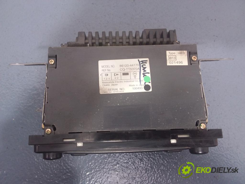 Toyota Avensis 2004 Radio I Navigácia: 86120-44170