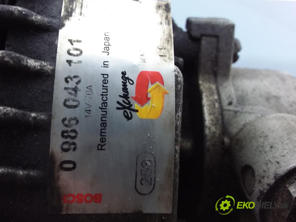 Opel Corsa 2003 Alternator 0986043101