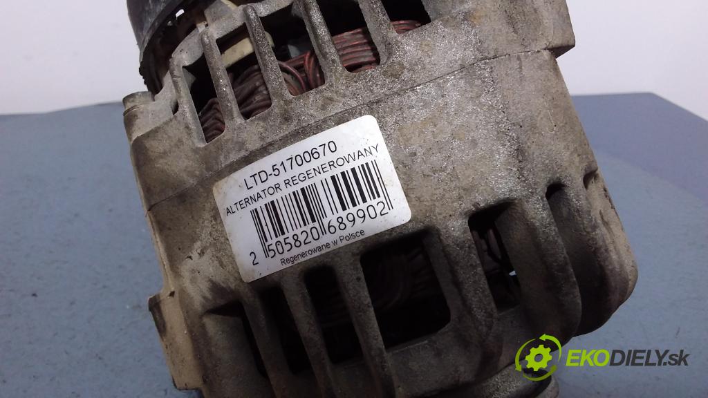 Fiat Punto 2006 Alternator LTD-51700670