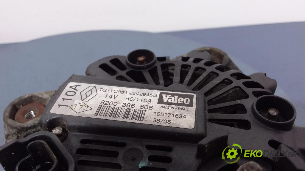 Renault Megane 2005 Alternator 8200386806
