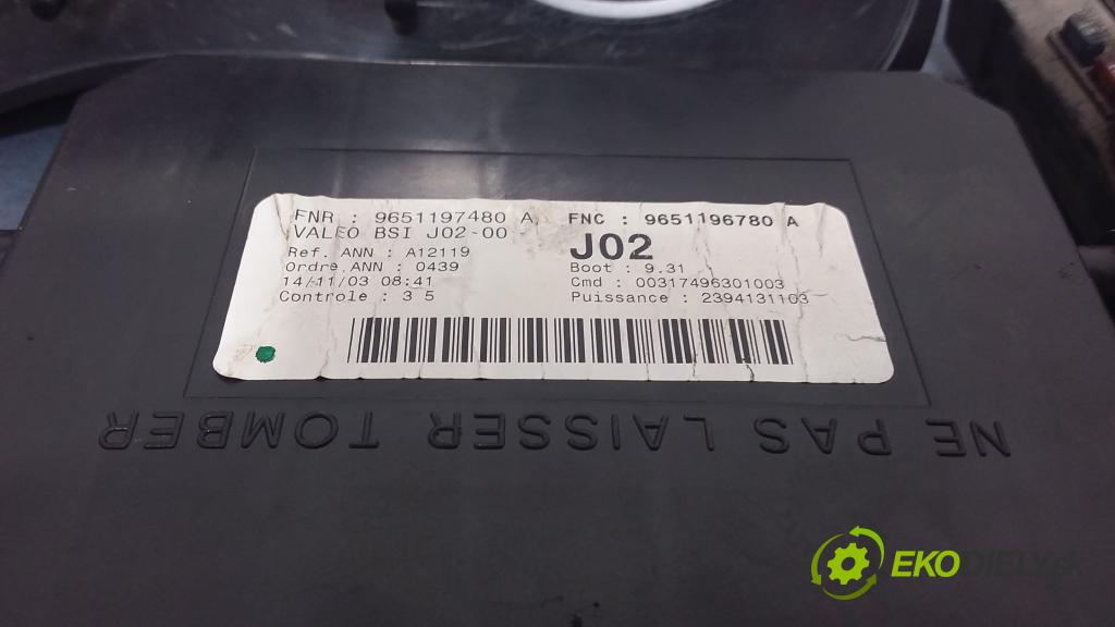 Peugeot 307 2003 riadiaca jednotka Motor: 9652183780