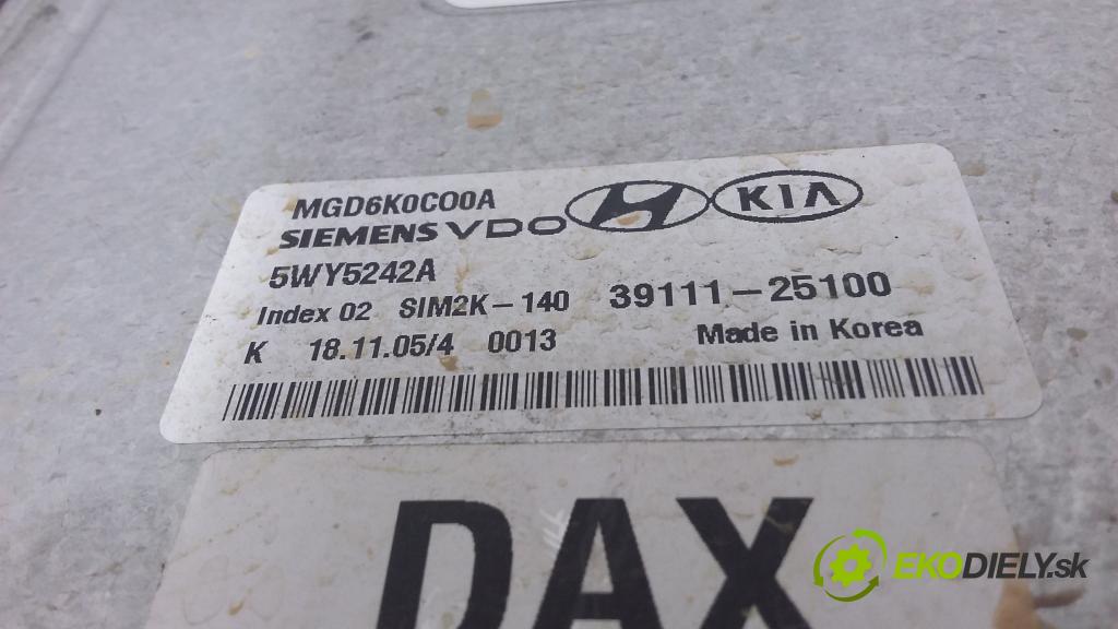 Kia Magentis 2006 riadiaca jednotka Motor: 39111-25100